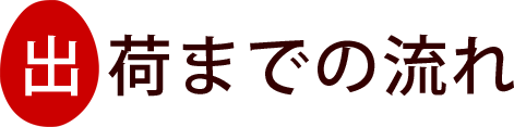 出荷までの流れ